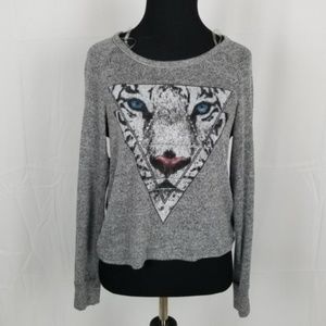 Happening in the Present Tiger Shirt Size Small